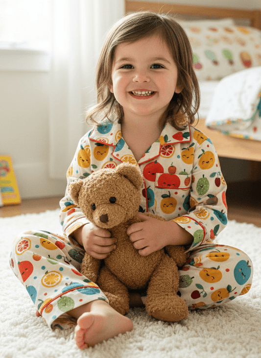 Fun Fruits Night Suit - Little Slumber ClubLittle Slumber Club