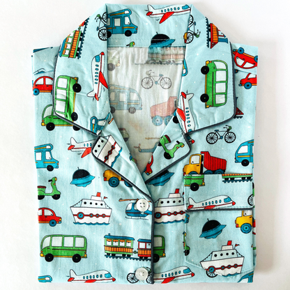 Fun Transport Vehicles Night Suit