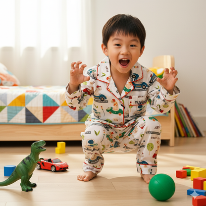 Racing Dino Night Suit