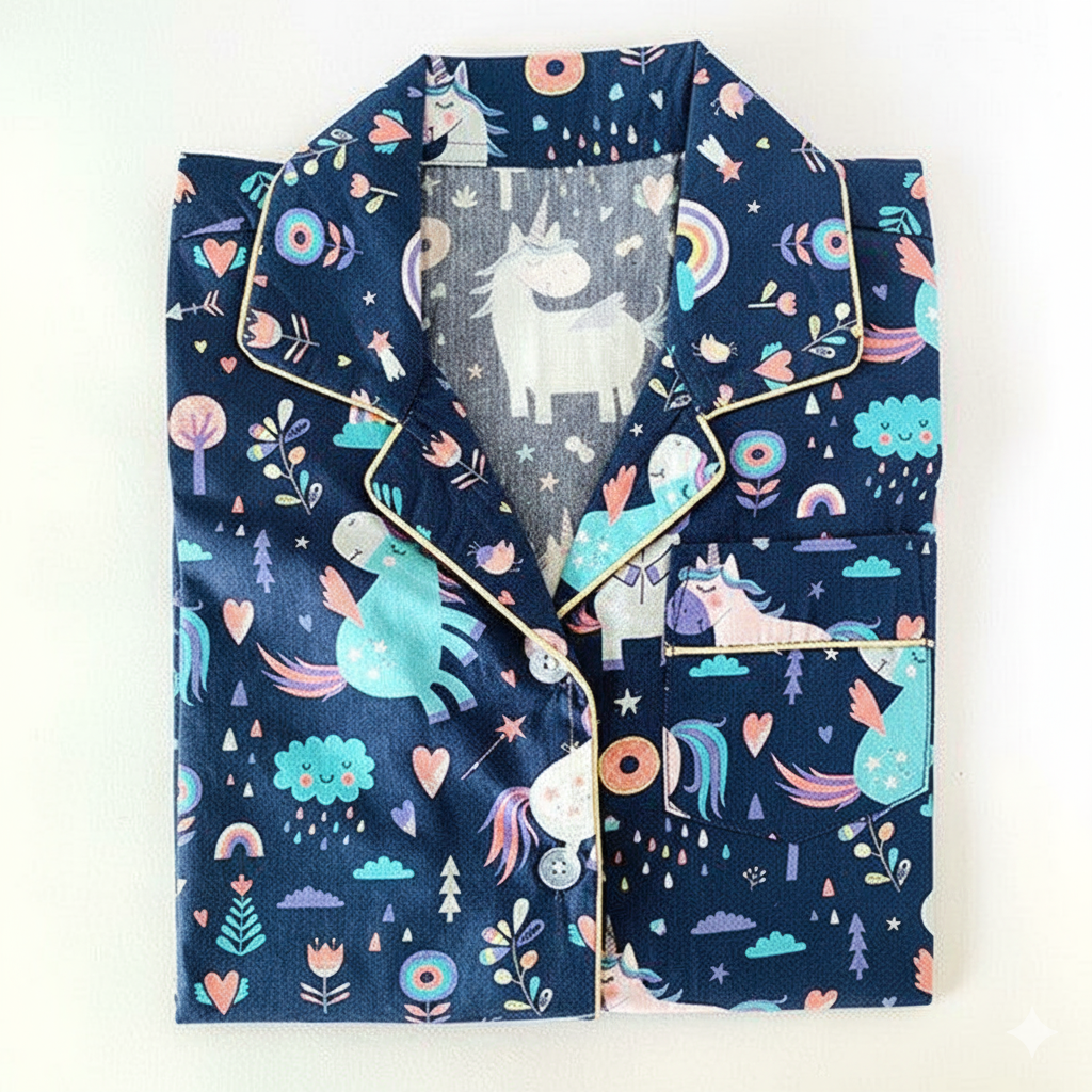 Blue Unicorn Night Suit