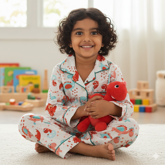 Playful Dinos Night Suit