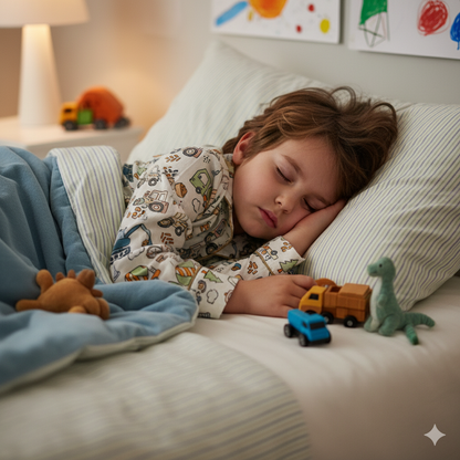 Quirky Construction Night Suit