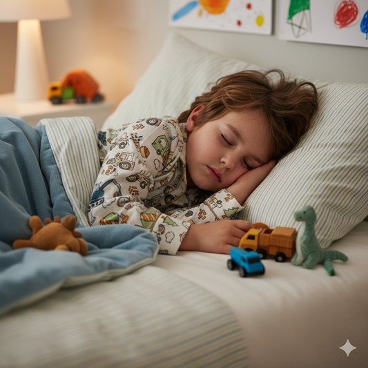 Quirky Construction Night Suit