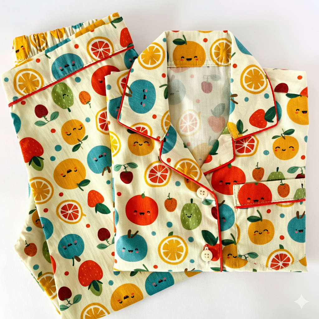 Fun Fruits Night Suit