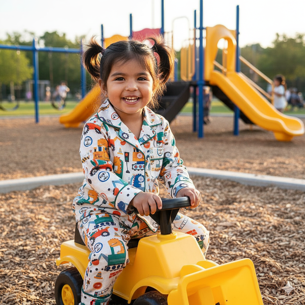 Dinos at Work Night Suit