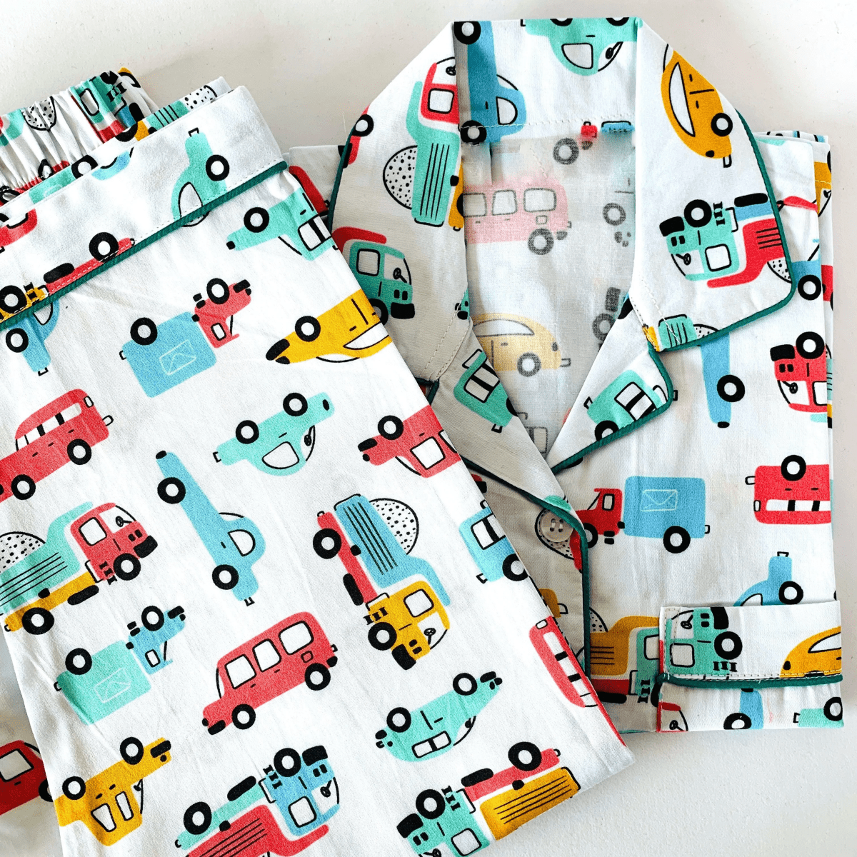 Doodle Toy Cars Night Suit - Little Slumber ClubLittle Slumber Club