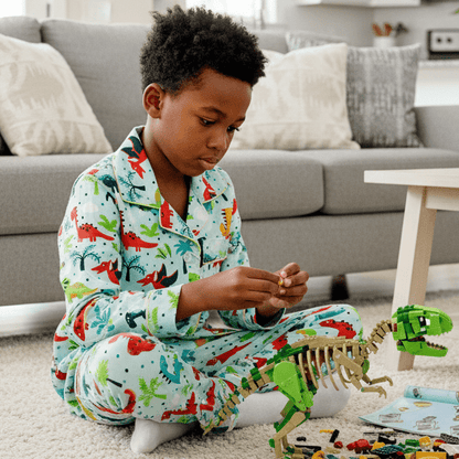 Friendly Colorful Dino Night Suit - Little Slumber ClubLittle Slumber Club