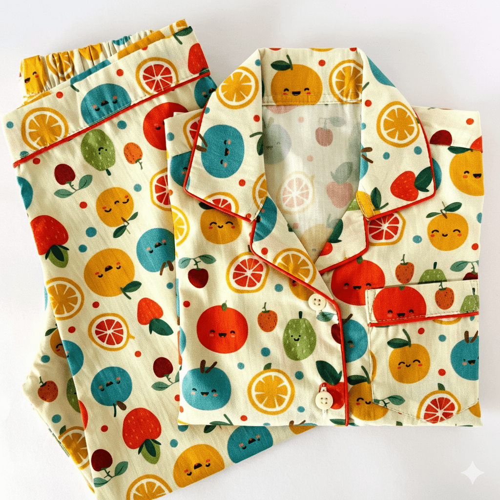 Fun Fruits Night Suit - Little Slumber ClubLittle Slumber Club