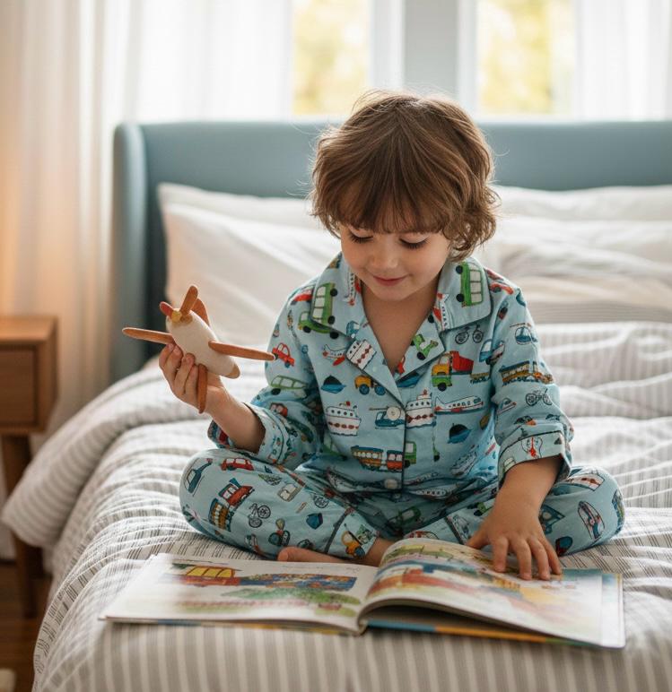 Fun Transport Vehicles Pyjamas - Little Slumber ClubLittle Slumber Club