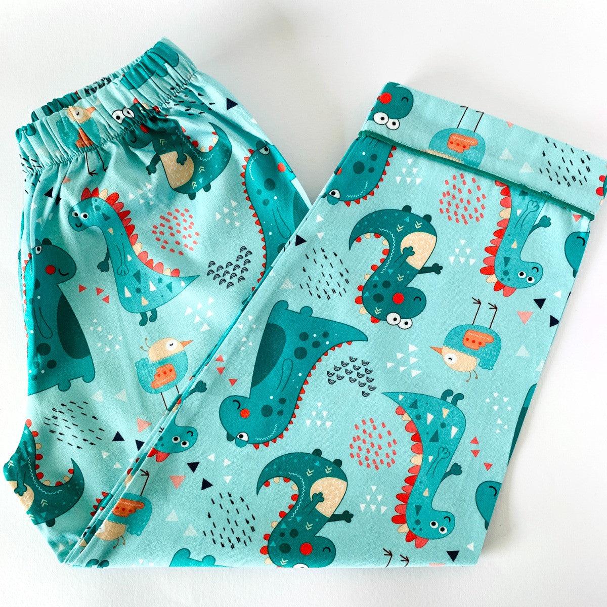 Green Dino Night Suit - Little Slumber ClubLittle Slumber Club