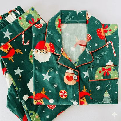 Jolly Santa Night Suit - Little Slumber ClubLittle Slumber Club