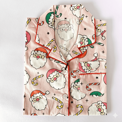 Pink Santa Night Suit - Little Slumber ClubLittle Slumber Club