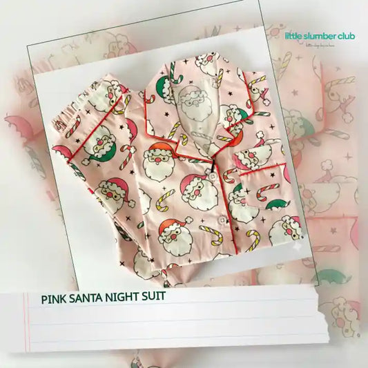 Pink Santa Night Suit by@Outfy