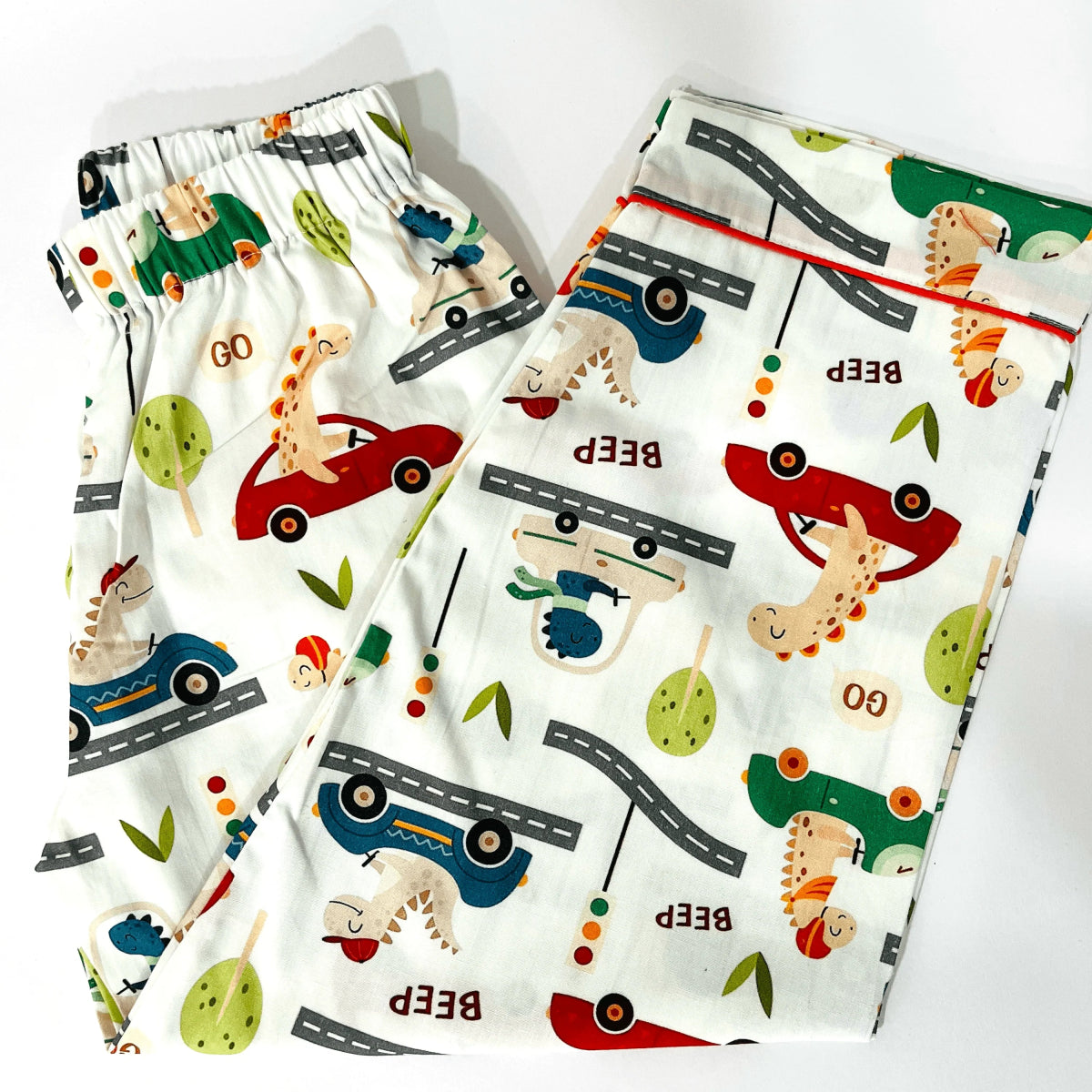 Racing Dino Night Suit - Little Slumber ClubLittle Slumber Club