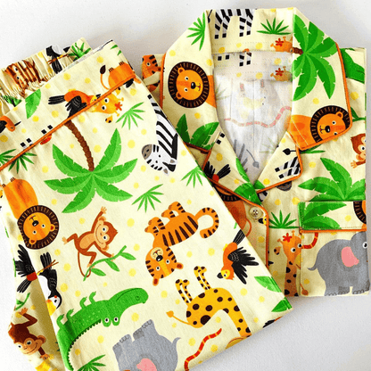 Safari Animals Night Suit - Little Slumber ClubLittle Slumber Club