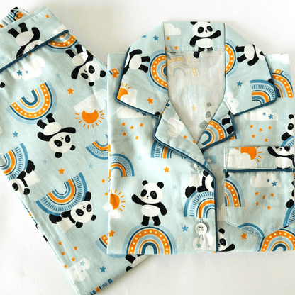Sunshine Panda Night Suit - Little Slumber ClubLittle Slumber Club